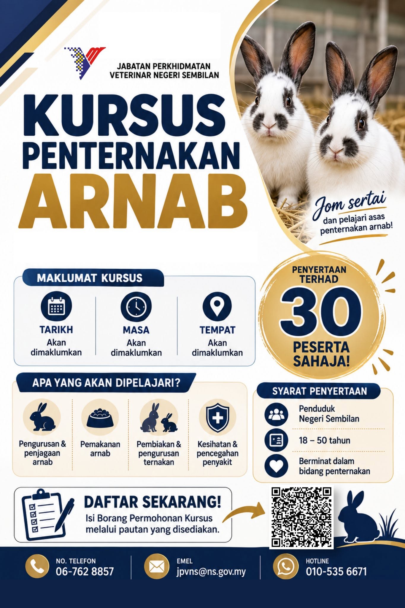 Kursus Penternakan Arnab